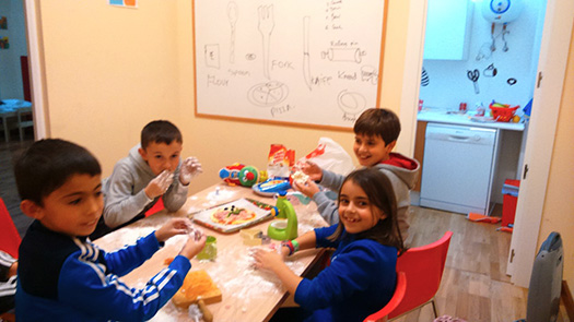 Taller de cocina en inglés